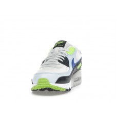 Женские Nike Air Max 90 White Blue Tint Volt (W)