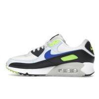 Женские Nike Air Max 90 White Blue Tint Volt (W)