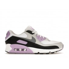 Женские кроссовки Nike Air Max 90 White Lilac (W)