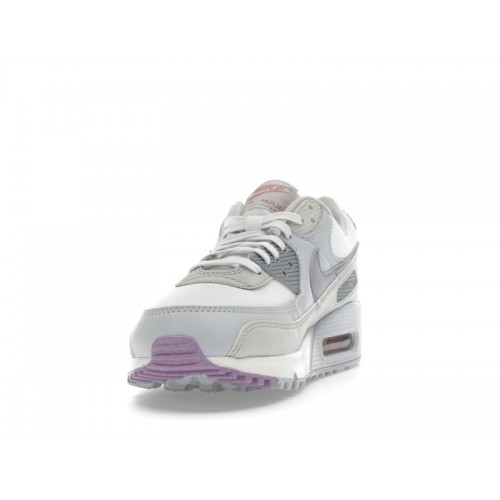Кроссы Nike Air Max 90 Summit White Beyond Pink (W) - женская сетка размеров