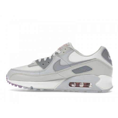 Кроссы Nike Air Max 90 Summit White Beyond Pink (W) - женская сетка размеров