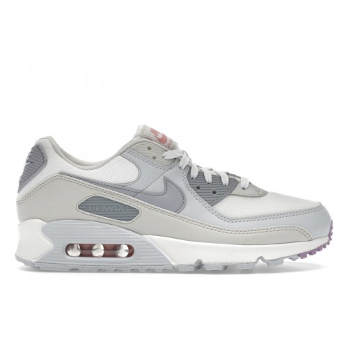 Кроссы Nike Air Max 90 Summit White Beyond Pink (W) - женская сетка размеров