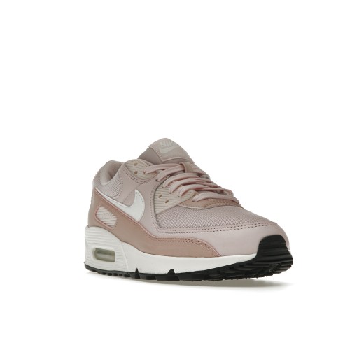 Кроссы Nike Air Max 90 Barely Rose Pink Oxford Black (W) - женская сетка размеров