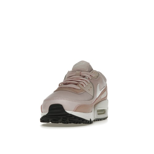 Кроссы Nike Air Max 90 Barely Rose Pink Oxford Black (W) - женская сетка размеров