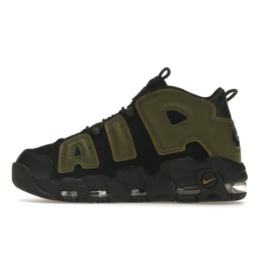 Кроссы Nike Air More Uptempo Rough Green - мужская сетка размеров