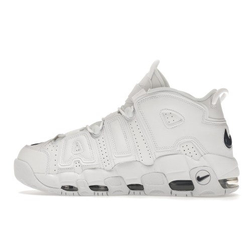 Кроссы Nike Air More Uptempo 96 White White Midnight Navy - мужская сетка размеров