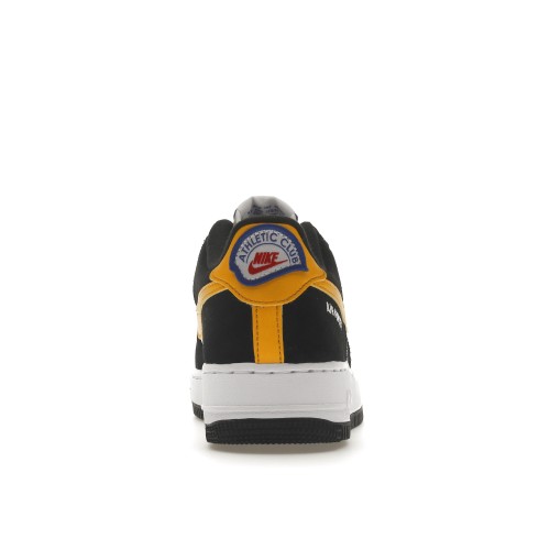 Кроссы Nike Air Force 1 Low Athletic Club Black University Gold (GS) - подростковая сетка размеров