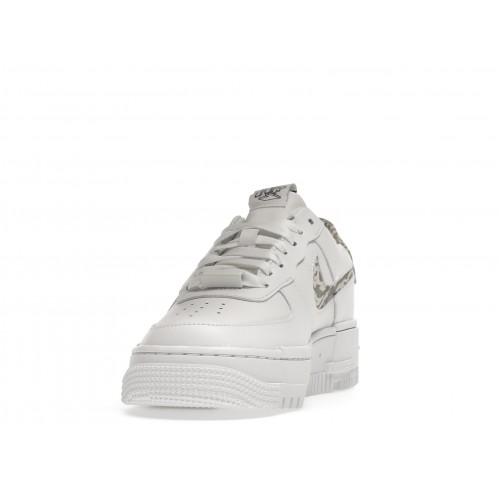 Кроссы Nike Air Force 1 Low Pixel SE White Zebra (W) - женская сетка размеров