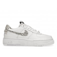 Женские кроссовки Nike Air Force 1 Low Pixel SE White Zebra (W)