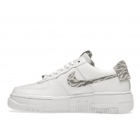 Женские кроссовки Nike Air Force 1 Low Pixel SE White Zebra (W)
