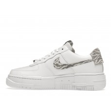 Женские кроссовки Nike Air Force 1 Low Pixel SE White Zebra (W)