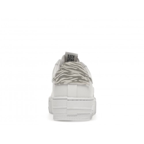 Кроссы Nike Air Force 1 Low Pixel SE White Zebra (W) - женская сетка размеров