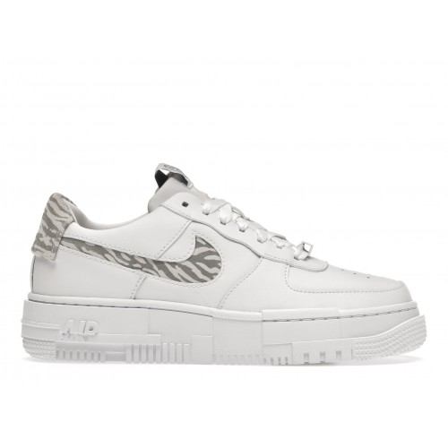 Кроссы Nike Air Force 1 Low Pixel SE White Zebra (W) - женская сетка размеров