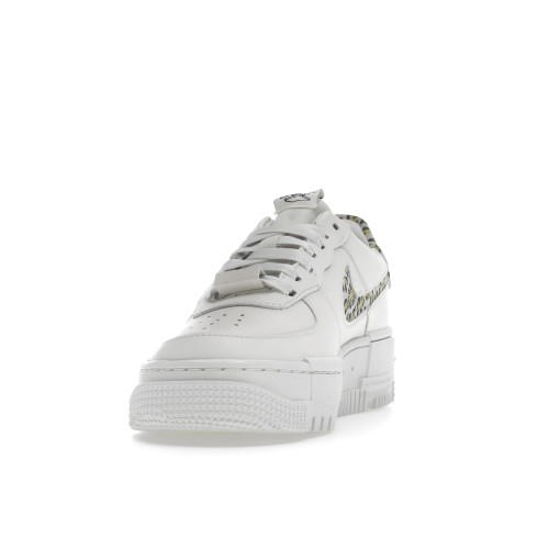 Кроссы Nike Air Force 1 Low Pixel White Leopard (W) - женская сетка размеров