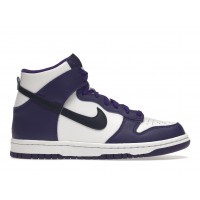 Подростковые кроссовки Nike Dunk High Electro Purple Midnght Navy (GS)