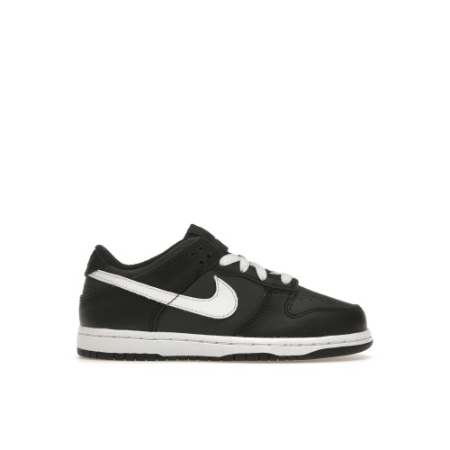 Кроссы Nike Dunk Low Black White (2022) (PS) - детская сетка размеров