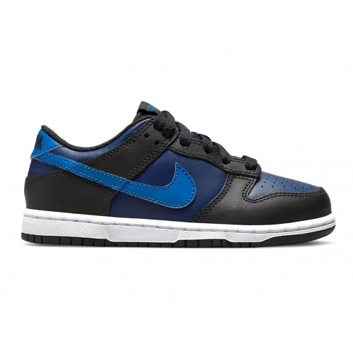 Кроссы Nike Dunk Low Midnight Navy (PS) - детская сетка размеров