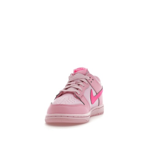 Кроссы Nike Dunk Low Triple Pink (PS) - детская сетка размеров