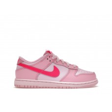 Детские кроссовки Nike Dunk Low Triple Pink (PS)