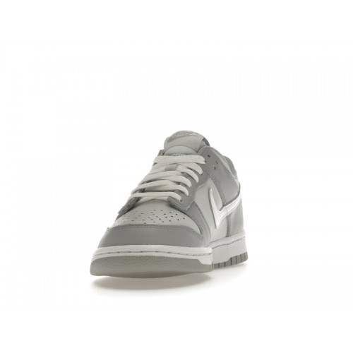 Кроссы Nike Dunk Low Two-Toned Grey (GS) - подростковая сетка размеров