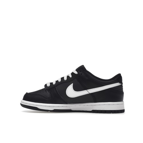 Кроссы Nike Dunk Low Black White (2022) (GS) - подростковая сетка размеров