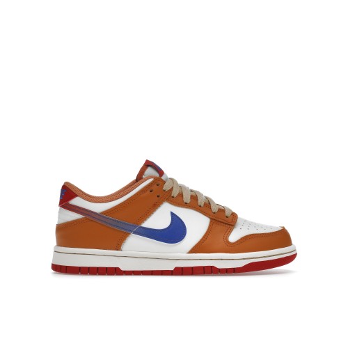 Кроссы Nike Dunk Low Hot Curry Game Royal (GS) - подростковая сетка размеров