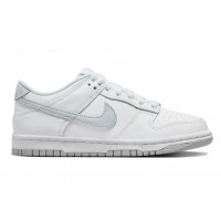 Подростковые кроссовки Nike Dunk Low White Pure Platinum (GS)