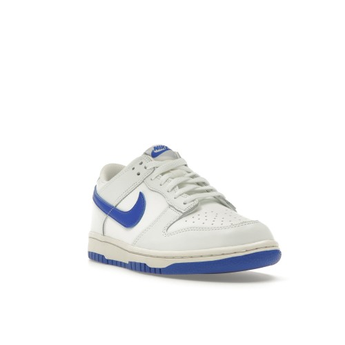 Кроссы Nike Dunk Low Summit White Hyper Royal (GS) - подростковая сетка размеров