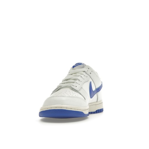 Кроссы Nike Dunk Low Summit White Hyper Royal (GS) - подростковая сетка размеров