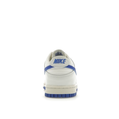 Кроссы Nike Dunk Low Summit White Hyper Royal (GS) - подростковая сетка размеров