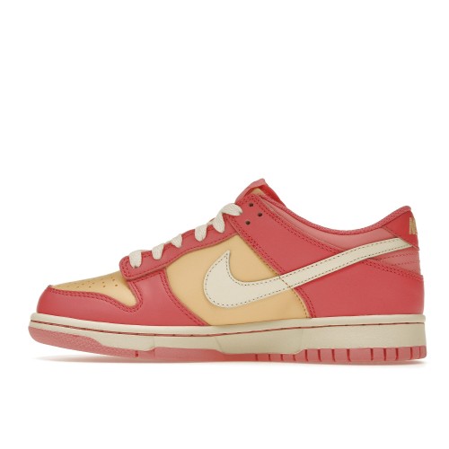 Кроссы Nike Dunk Low Strawberry Peach Cream (GS) - подростковая сетка размеров