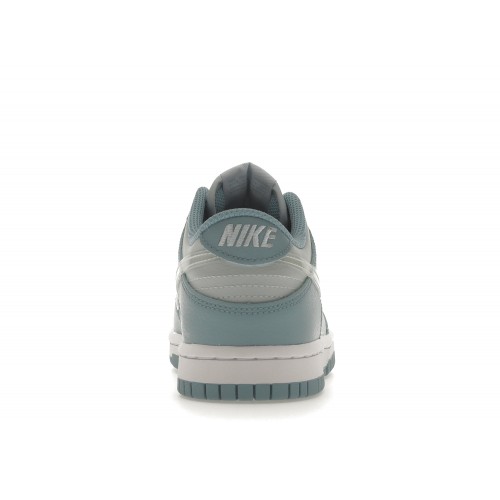 Кроссы Nike Dunk Low Clear Blue Swoosh (GS) - подростковая сетка размеров