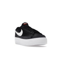 Женские кроссовки Nike Blazer Low Platform Black White (W)