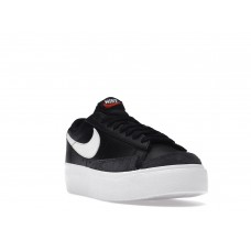 Женские кроссовки Nike Blazer Low Platform Black White (W)