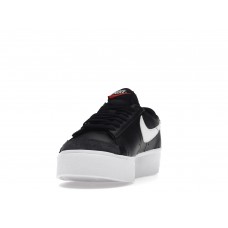 Женские кроссовки Nike Blazer Low Platform Black White (W)