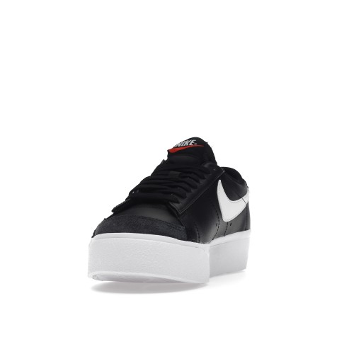 Кроссы Nike Blazer Low Platform Black White (W) - женская сетка размеров