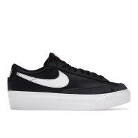 Женские кроссовки Nike Blazer Low Platform Black White (W)