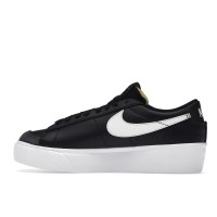 Женские кроссовки Nike Blazer Low Platform Black White (W)