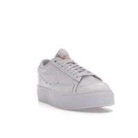 Женские кроссовки Nike Blazer Low Platform Triple White (W)