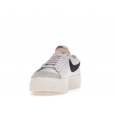 Женские кроссовки Nike Blazer Low Platform White Black (W)