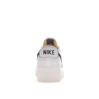 Женские кроссовки Nike Blazer Low Platform White Black (W)
