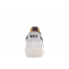Женские кроссовки Nike Blazer Low Platform White Black (W)