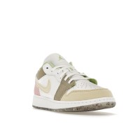 Подростковые Jordan 1 Low Pastel Grind Vivid Green (GS)