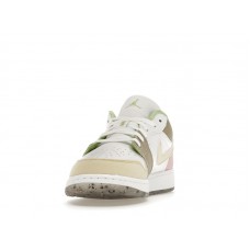 Подростковые Jordan 1 Low Pastel Grind Vivid Green (GS)