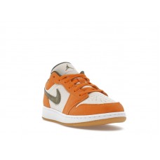 Подростковые Jordan 1 Low Light Curry (GS)