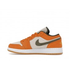 Подростковые Jordan 1 Low Light Curry (GS)