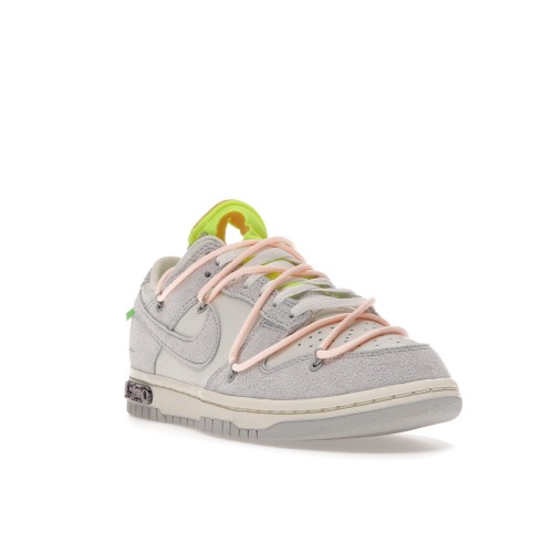 Кроссы Nike Dunk Low Off-White Lot 12 - мужская сетка размеров