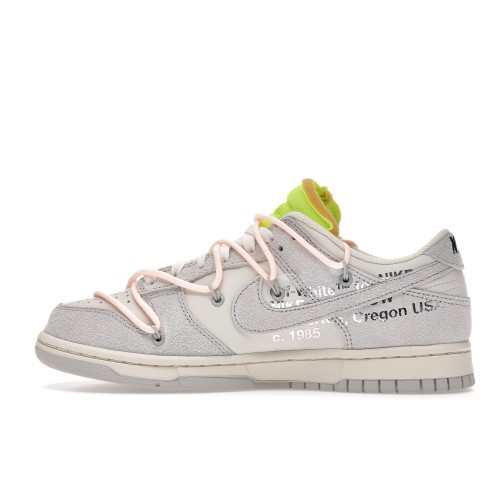 Кроссы Nike Dunk Low Off-White Lot 12 - мужская сетка размеров