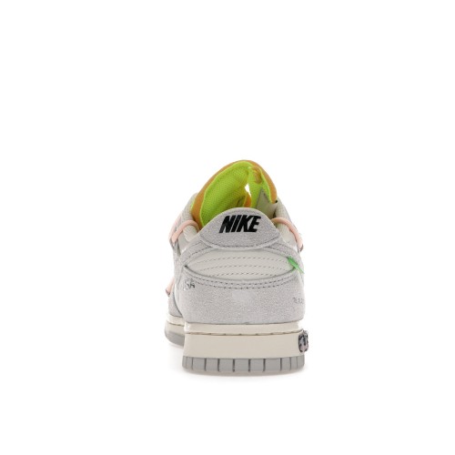 Кроссы Nike Dunk Low Off-White Lot 12 - мужская сетка размеров
