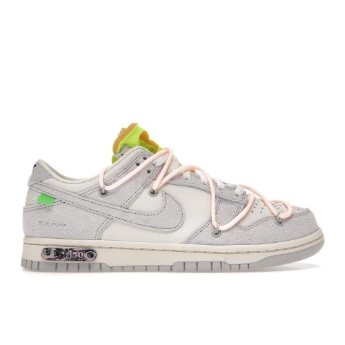 Кроссы Nike Dunk Low Off-White Lot 12 - мужская сетка размеров